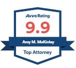 Avvo Rating | 9.9 | Amy M. McKinlay | Top Attorney